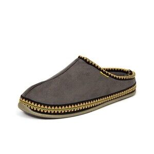Deer Stags Mens 9 W Womens 11 W Grey Wherever Flat Slippers NIB YK3